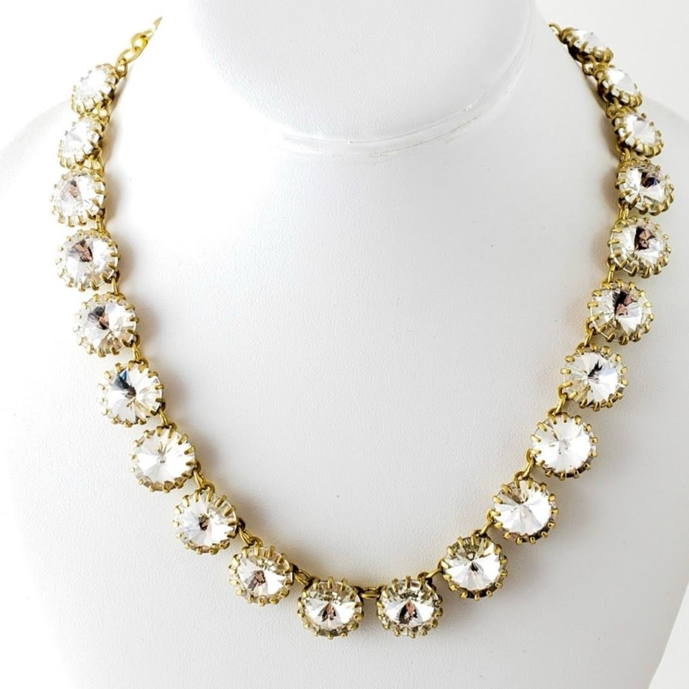 J. Crew Venus Flytrap Crystal Necklace